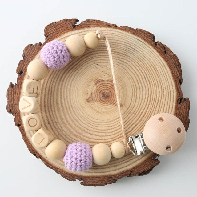 Wooden Pacifier Chains