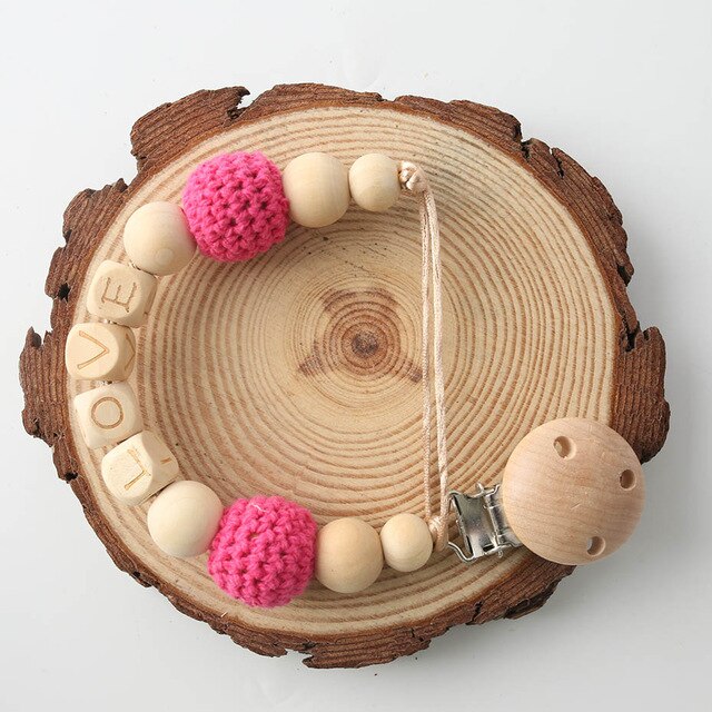 Wooden Pacifier Chains