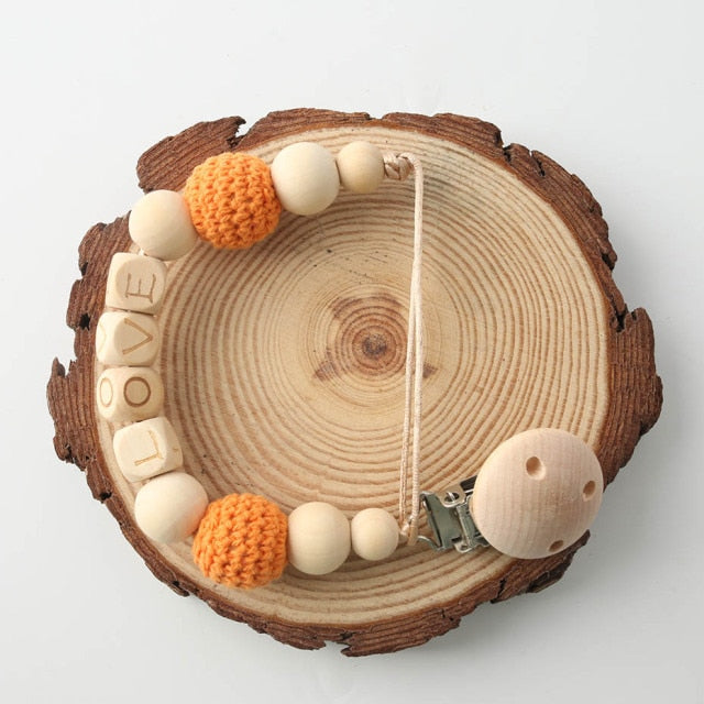 Wooden Pacifier Chains