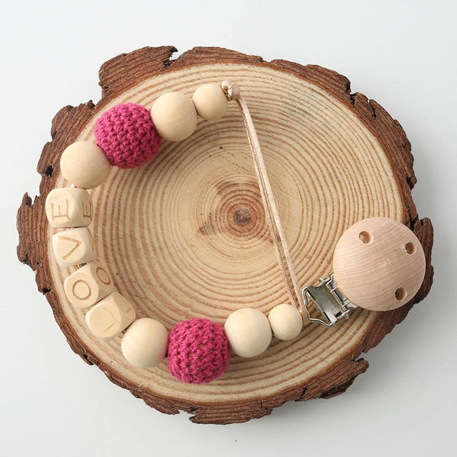 Wooden Pacifier Chains