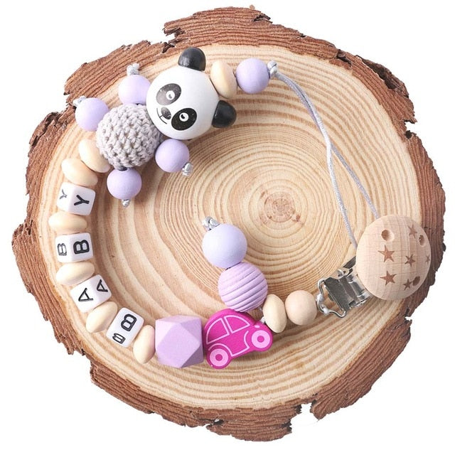 Wooden Pacifier Chains