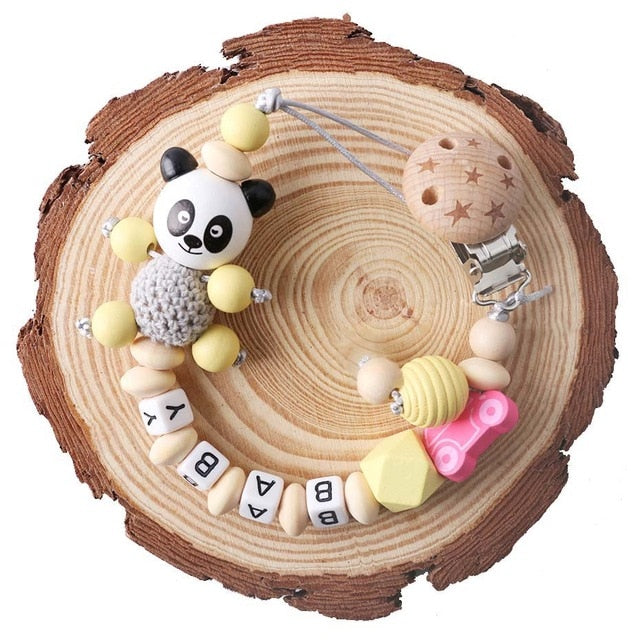 Wooden Pacifier Chains