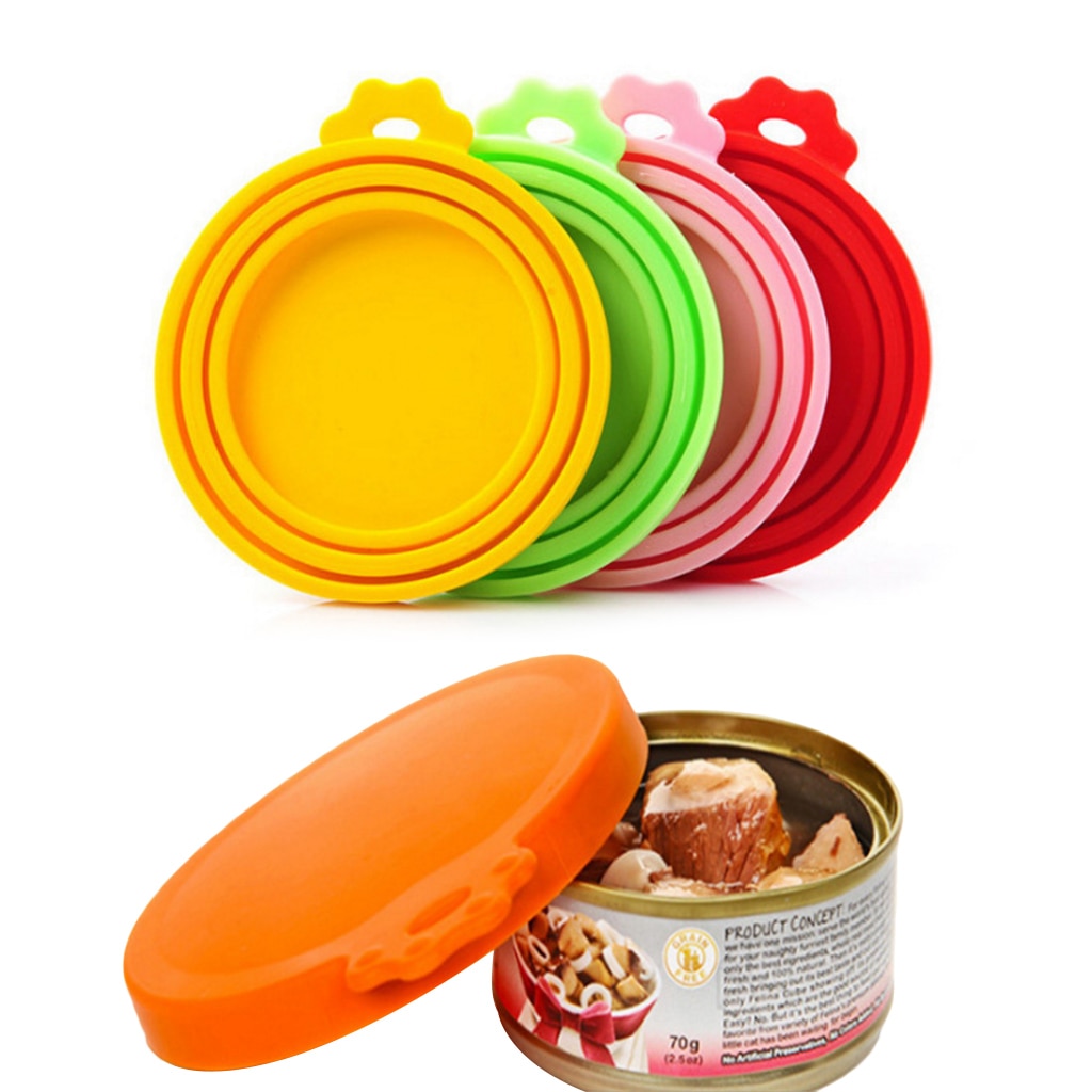 Portable Silicone Dog Cat Canned Lid