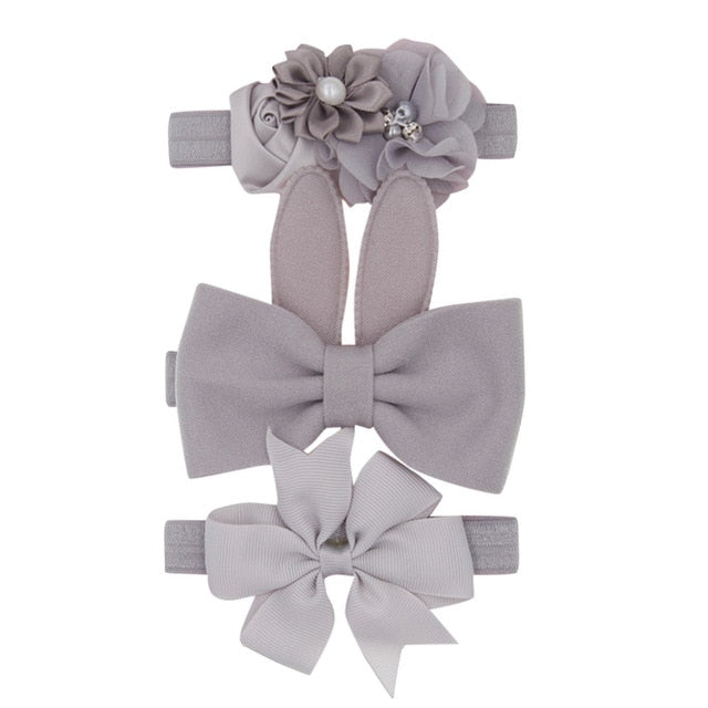 Floral Headband Chiffon Ribbon