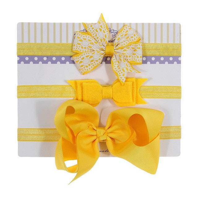 Floral Headband Chiffon Ribbon
