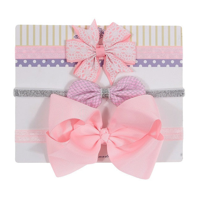 Floral Headband Chiffon Ribbon