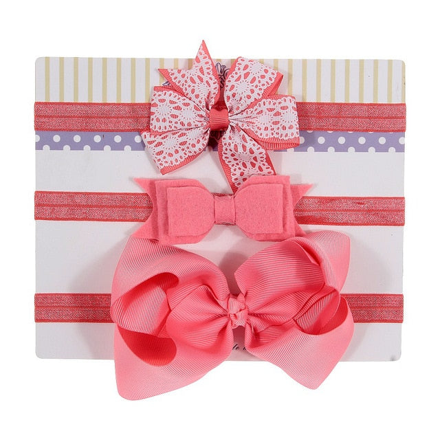 Floral Headband Chiffon Ribbon