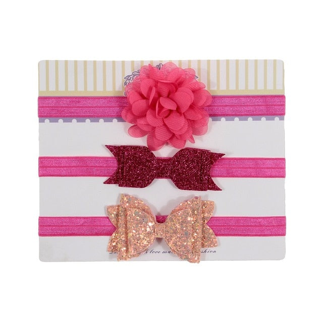 Floral Headband Chiffon Ribbon
