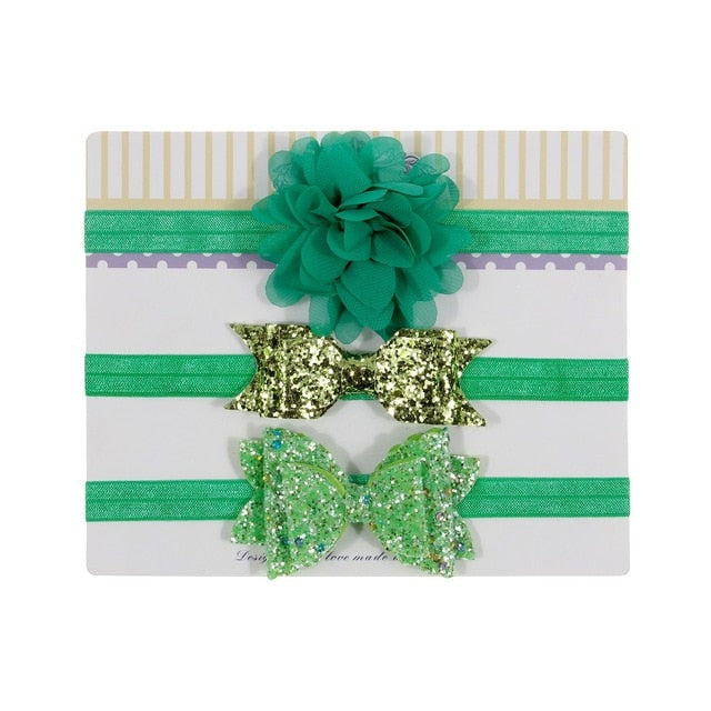 Floral Headband Chiffon Ribbon