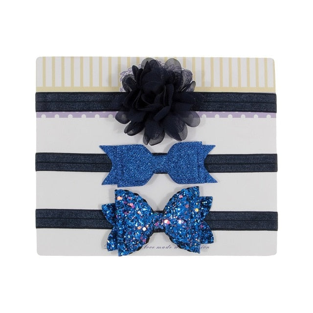 Floral Headband Chiffon Ribbon