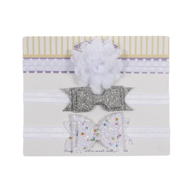 Floral Headband Chiffon Ribbon