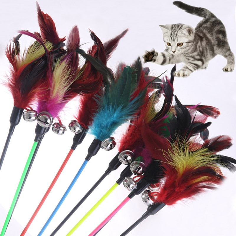 Feather Stick Toy
