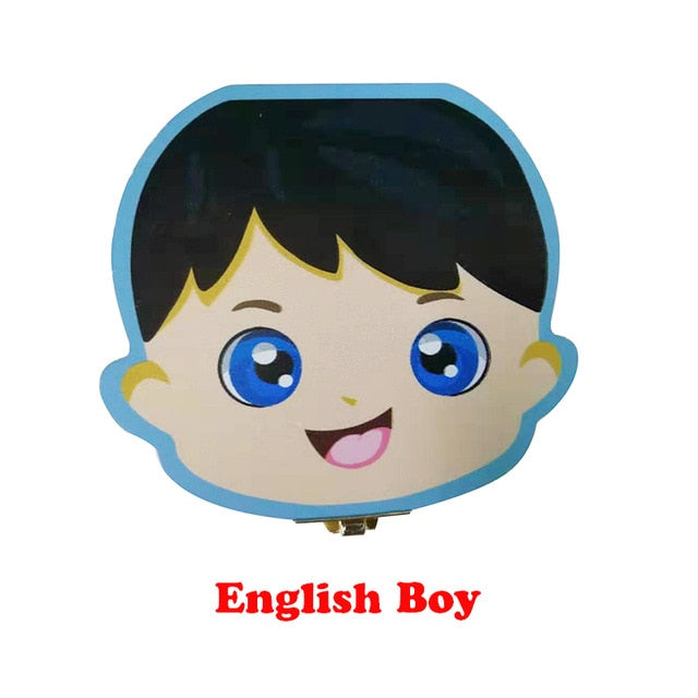 Wooden Baby Tooth Box