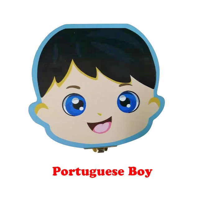 Wooden Baby Tooth Box