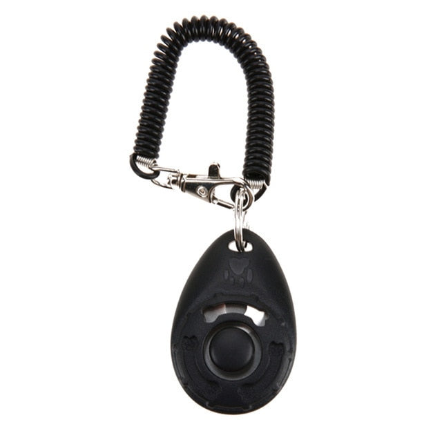 Dog Clicker Adjustable Sound Plastic Key Chain