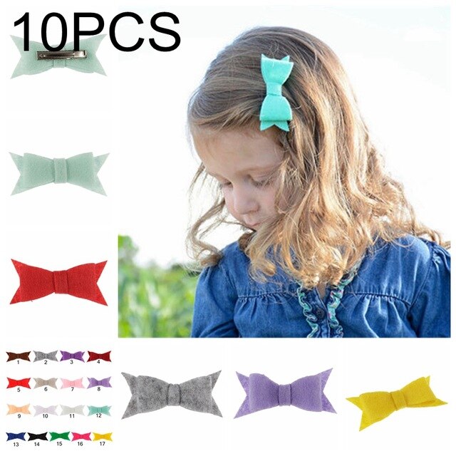 Mini Chiffon Flowers Hair Clips