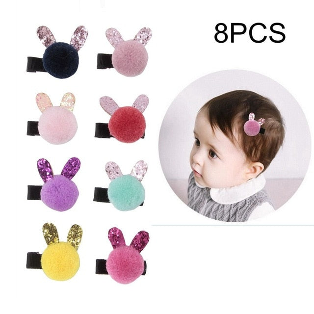 Mini Chiffon Flowers Hair Clips