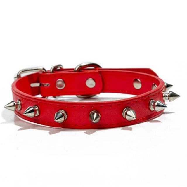 Harp Spiked Studded Leather Collars