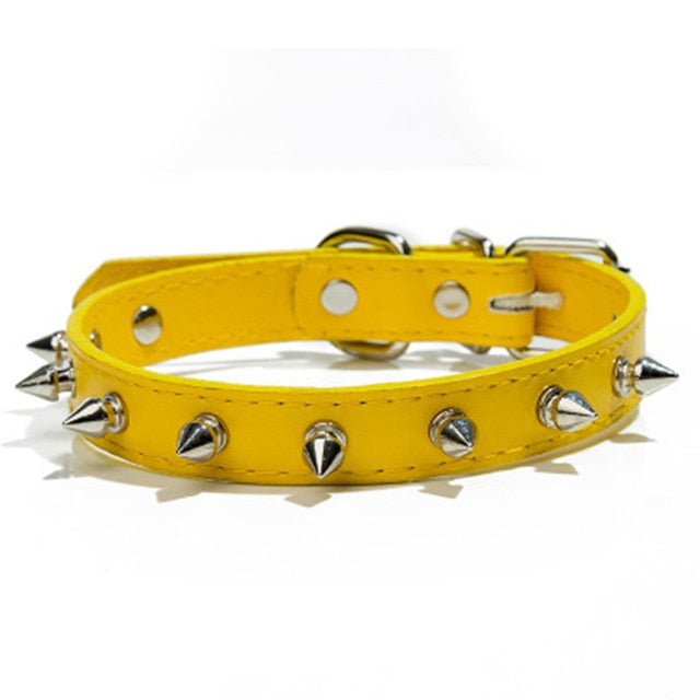 Harp Spiked Studded Leather Collars