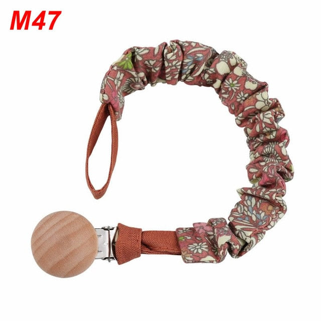 Cotton Pacifier Clip