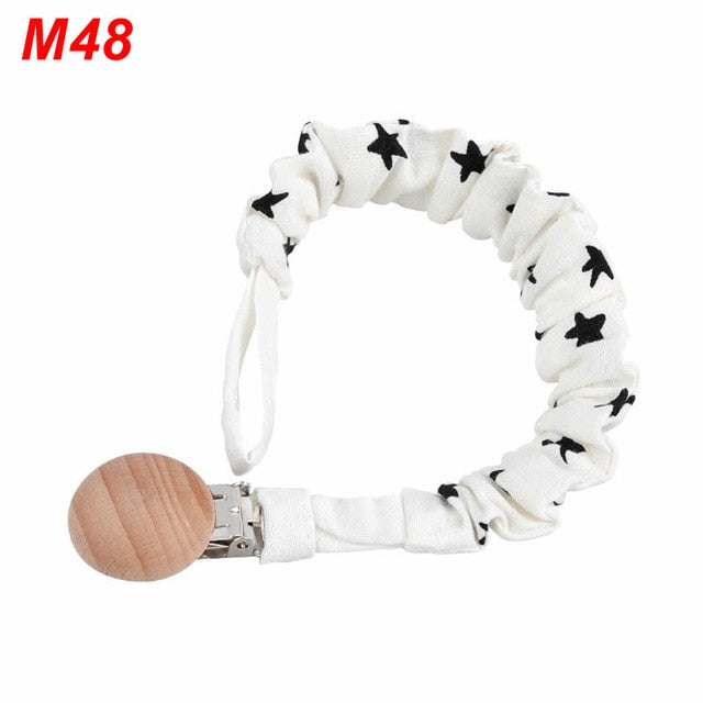 Cotton Pacifier Clip