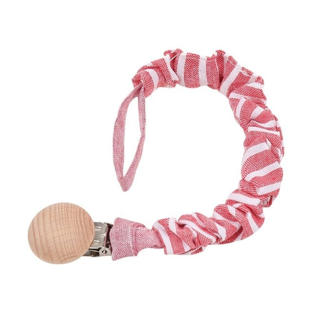 Cotton Pacifier Clip