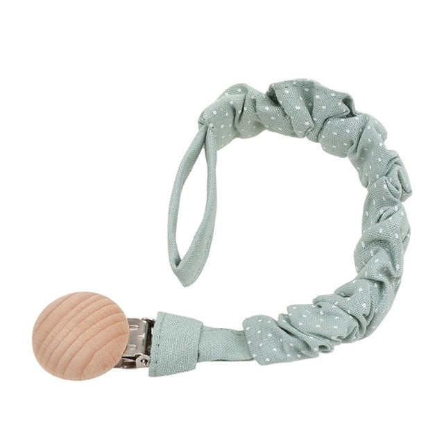 Cotton Pacifier Clip