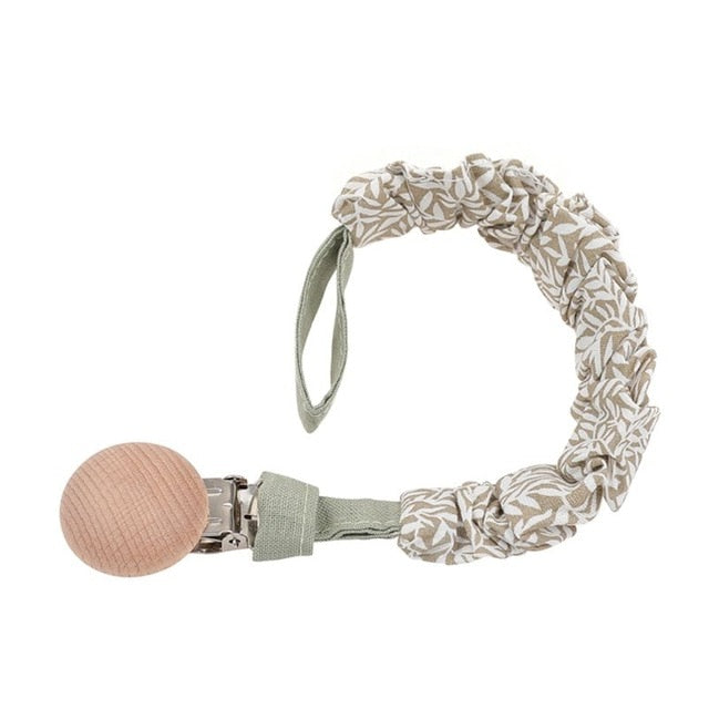 Cotton Pacifier Clip