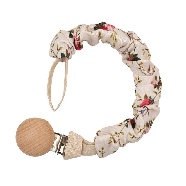 Cotton Pacifier Clip