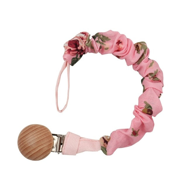 Cotton Pacifier Clip