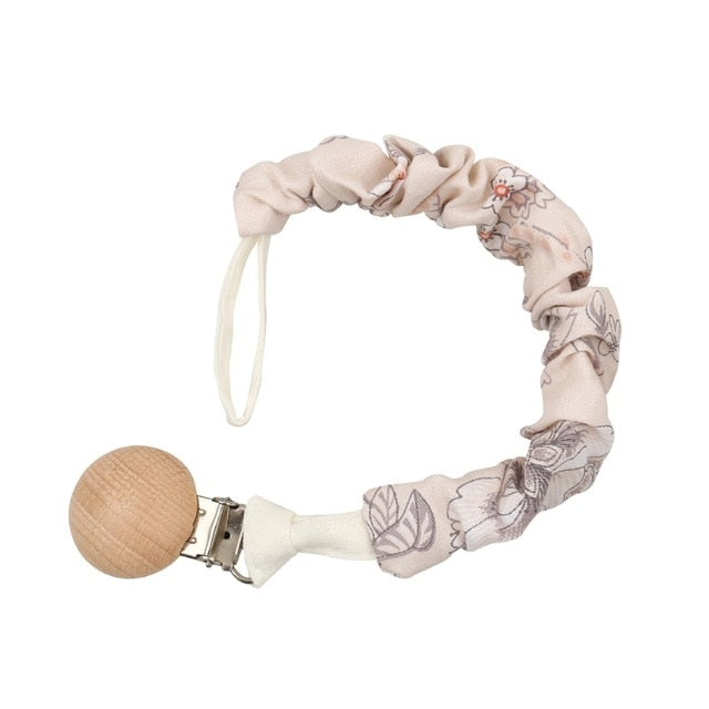 Cotton Pacifier Clip