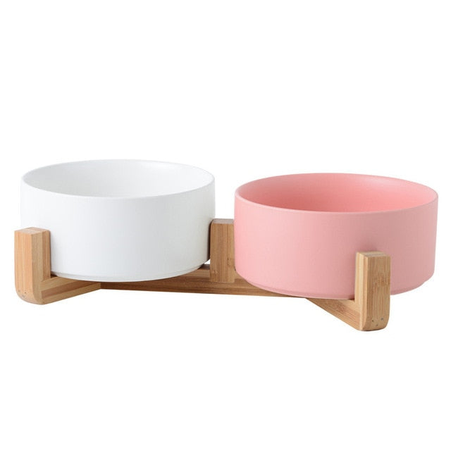 Ceramic Double Bowl