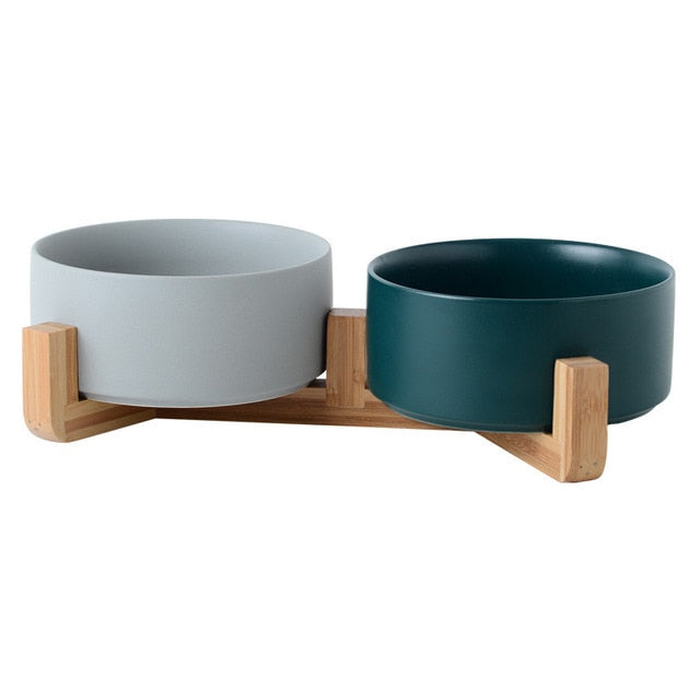 Ceramic Double Bowl