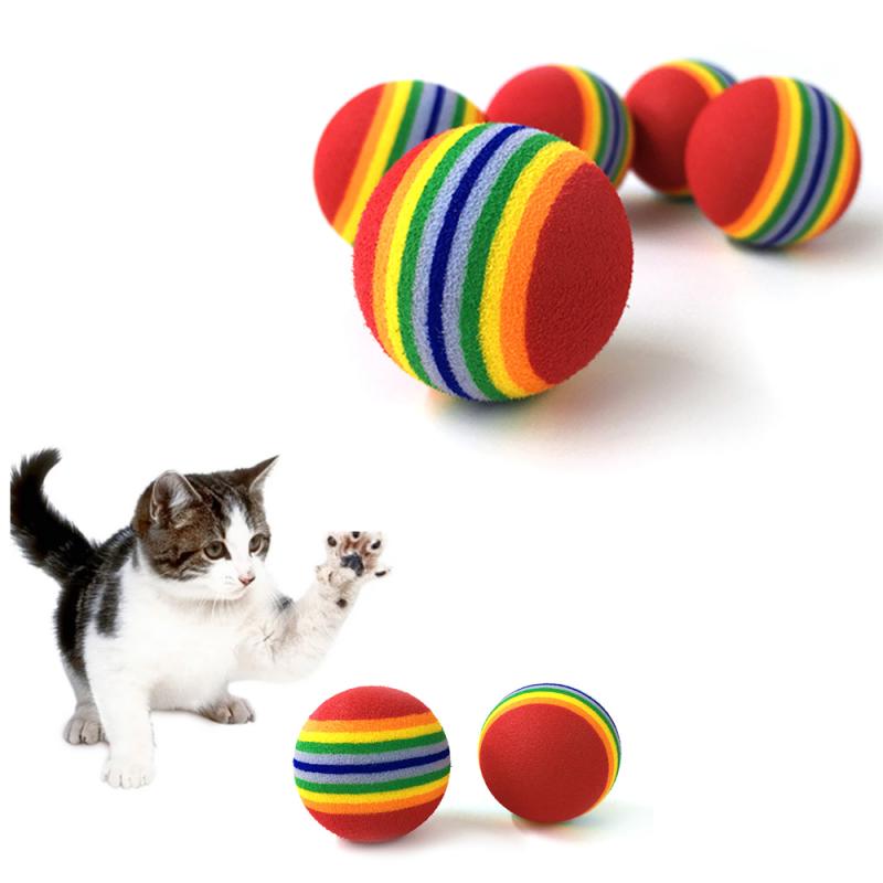 Rainbow Ball Cat Toy