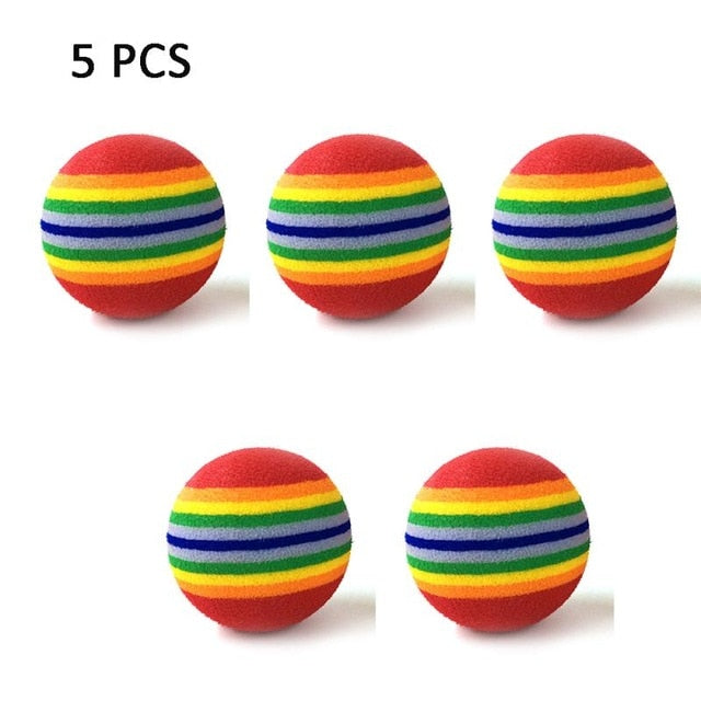 Rainbow Ball Cat Toy