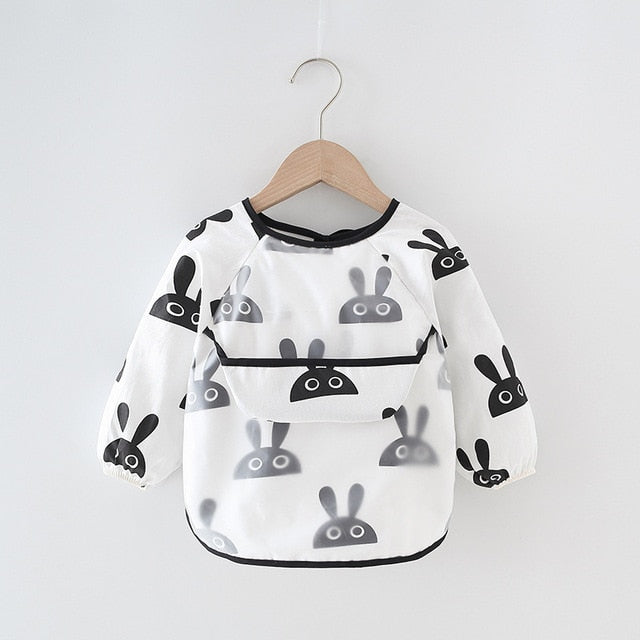 Baby Bib Waterproof Apron Long Sleeve Art Smock