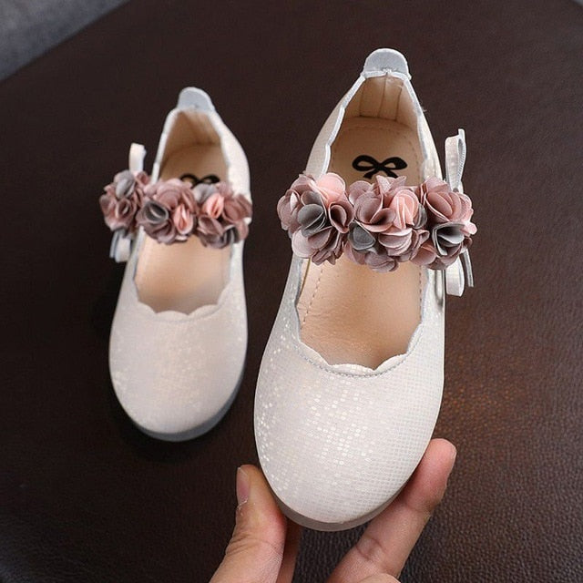 Flats Lace Big Flower Princess Shoes