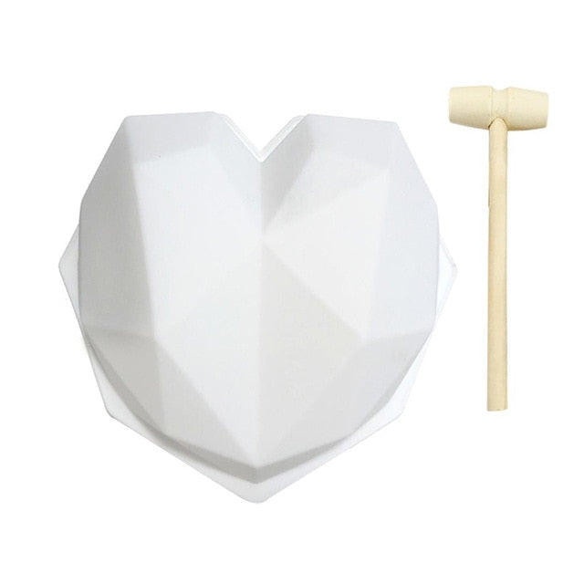 Cavities Heart Shaped Chocolate Silicone