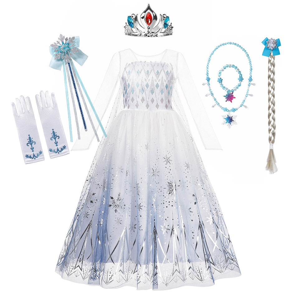 Snow Queen Halloween Party Costume