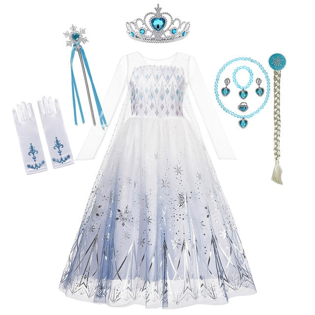 Snow Queen Halloween Party Costume