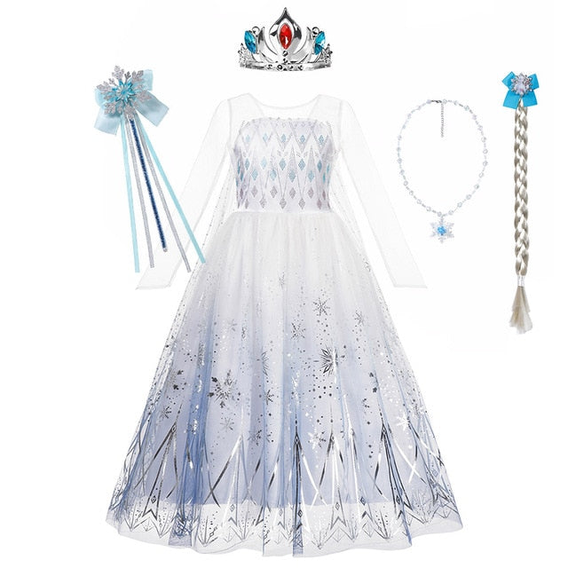 Snow Queen Halloween Party Costume