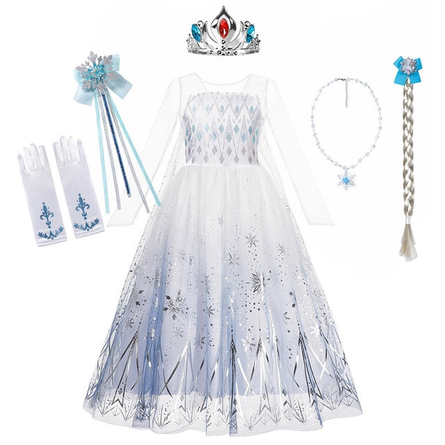 Snow Queen Halloween Party Costume