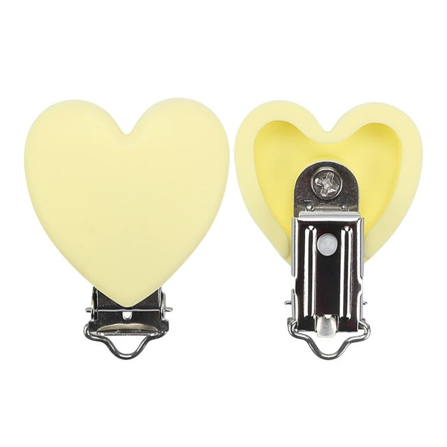 Round/Heart Silicone Clip