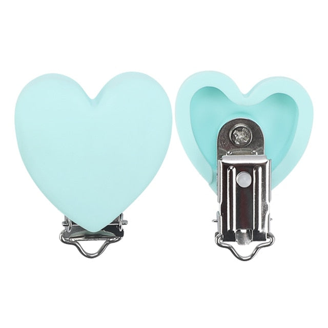Round/Heart Silicone Clip
