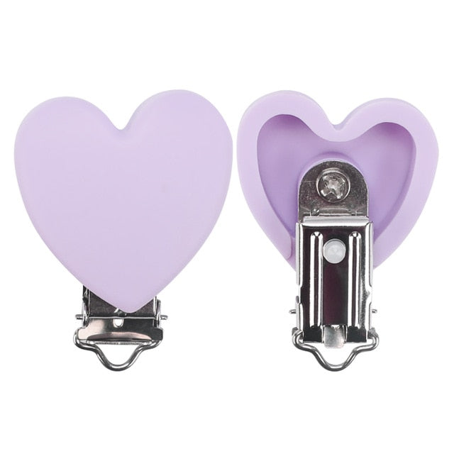 Round/Heart Silicone Clip