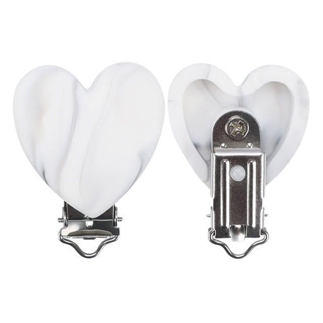 Round/Heart Silicone Clip