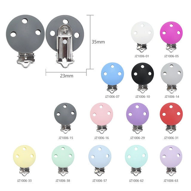 Round/Heart Silicone Clip