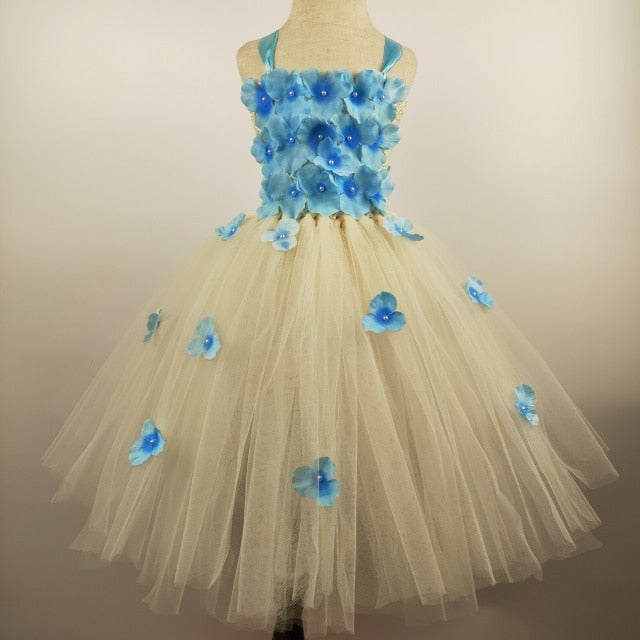Princess Flowers Petal girl wedding dress