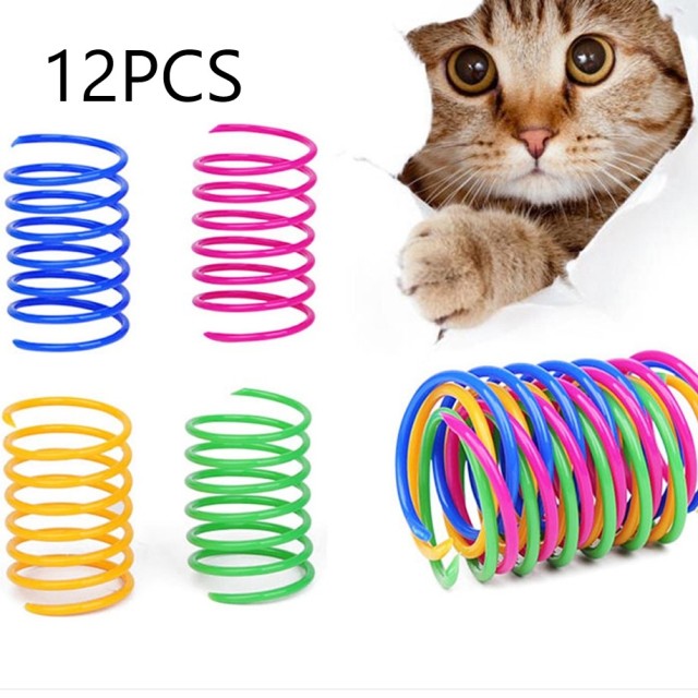 Cat Colorful Spring Toy