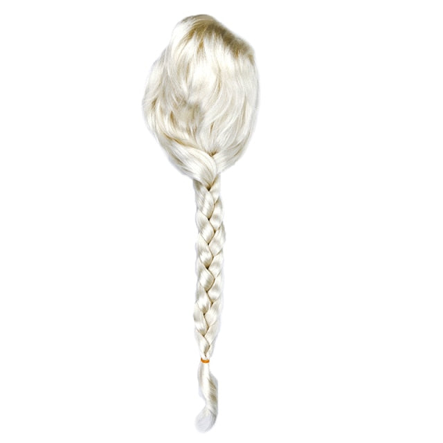 Elsa White Wig Kids Cosplay Snow Queen